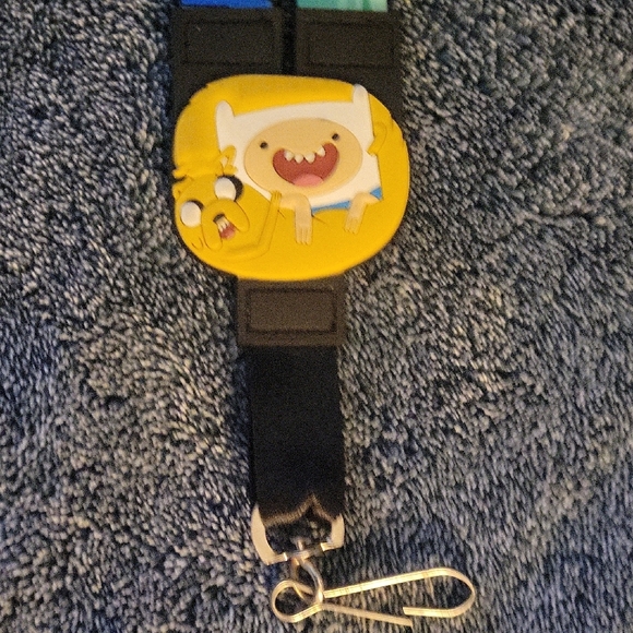 Adventure Time Reversible Kids Lanyard - Blue and Yellow - Picture 5 of 6